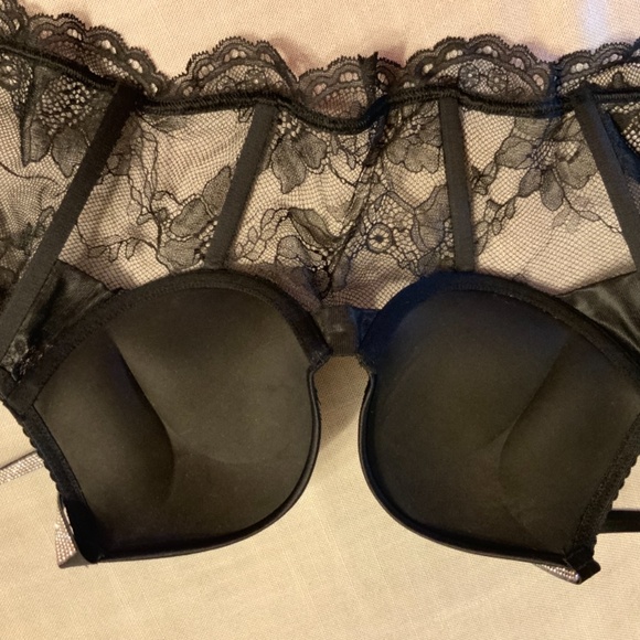 Victoria Secret BLING Very Sexy Bombshell Add-2-Cups Push-Up Corset Bra 34B NWT - Picture 14 of 16